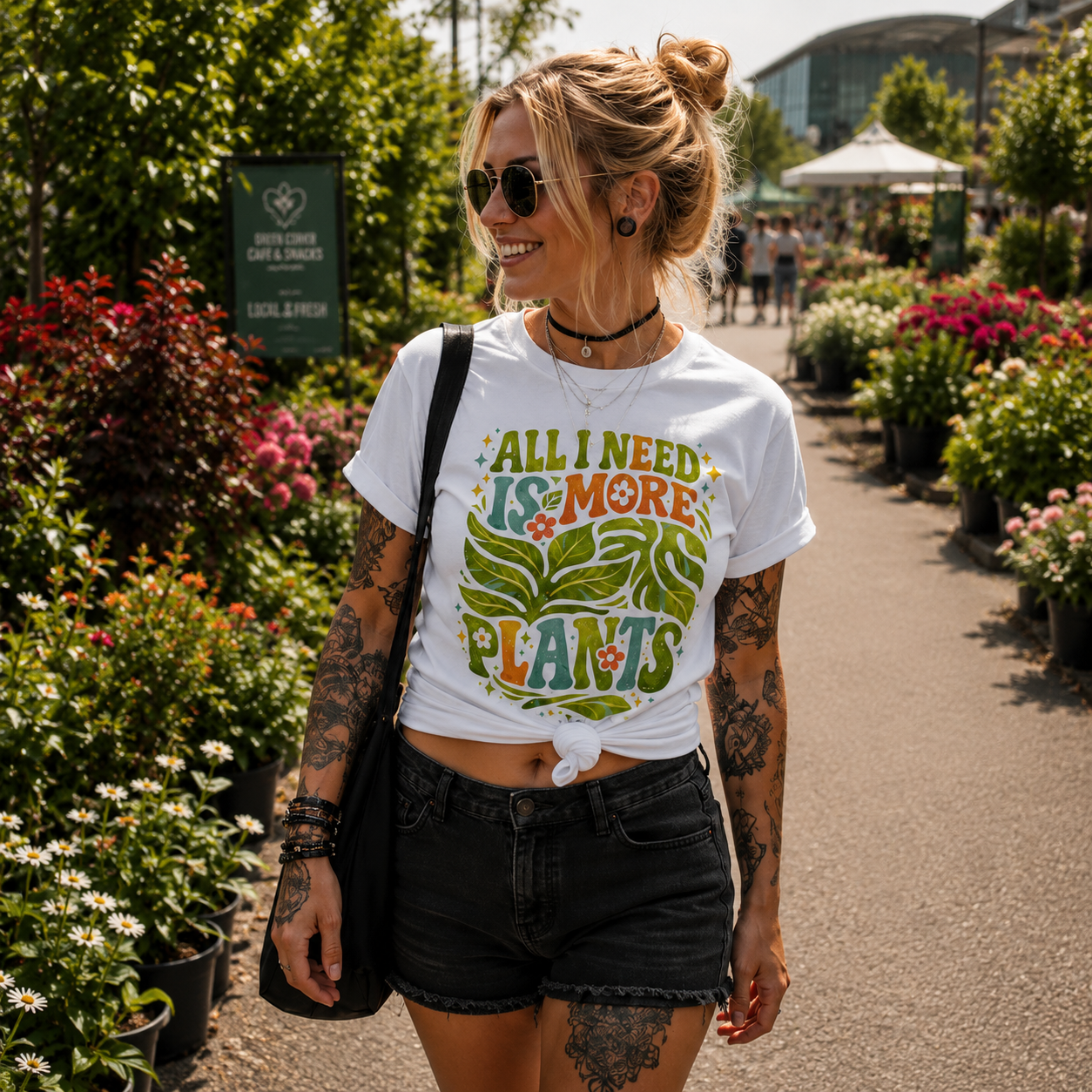 All I Need Is More Plants T-shirt, plant lover shirt, colorful houseplant T-shirt, retro plant graphic tee, plant addict shirt, indoor plant lover T-shirt, botanical quote shirt, houseplant graphic tee, funny plant lover shirt, gardener T-shirt, plant parent gift, plant mom shirt, plant dad shirt, tropical plant T-shirt, potted plant graphic tee, botanical lifestyle clothing, gardening enthusiast gift, colorful botanical shirt, vintage plant design, heavyweight cotton T-shirt, garment-dyed unisex tee, relax