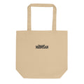natural canvas tote bag, embroidered logo tote, Merloan tote bag, reusable shopping bag, organic market tote, eco friendly grocery bag, beige canvas shopper, rock style tote bag, alternative fashion accessory, sustainable shopping bag, minimalist logo bag, cotton canvas tote, reusable market bag, neutral everyday tote, embroidered canvas bag, eco conscious accessory, alternative women’s style, grocery shopping tote, sturdy shoulder bag, natural fabric shopper, rock inspired accessory, Merloan merch bag, bei