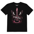Product mockup my mom rocks t-shirt, kids rock shirt, girls rock t-shirt, little rocker shirt, rock and roll kids clothing, guitar kids shirt, electric guitar t-shirt, music lover kids tee, rock mom shirt, mom appreciation shirt, cool mom kids shirt, alternative kids clothing, punk kids fashion, metal kids clothing, black graphic t-shirt, pink guitar design, winged guitar shirt, girls music shirt, boys music shirt, unisex kids t-shirt, wild child outfit, toddler rock shirt, preschool kids t-shirt, little re