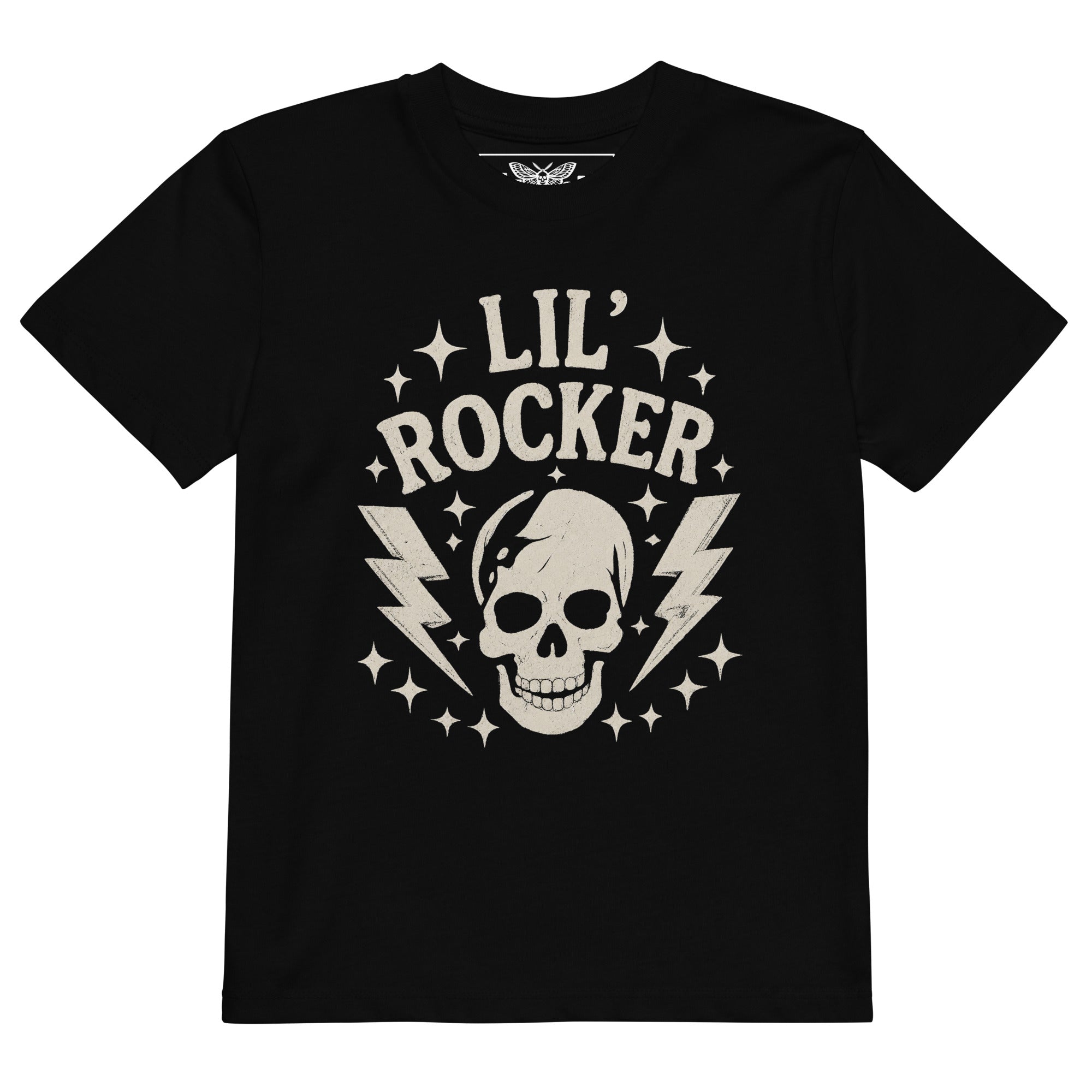 Product mockup lil rocker t-shirt, little rocker shirt, kids rock t-shirt, skull kids shirt, lightning bolt t-shirt, rock and roll kids clothing, alternative kids fashion, punk kids shirt, metal kids clothing, black graphic t-shirt, boys rock shirt, girls rock shirt, unisex kids t-shirt, toddler rock shirt, preschool kids tee, wild child outfit, little rebel clothing, mini rocker shirt, rock music kids clothing, skull graphic tee, vintage rock design, retro kids t-shirt, edgy children’s fashion, cool kids c