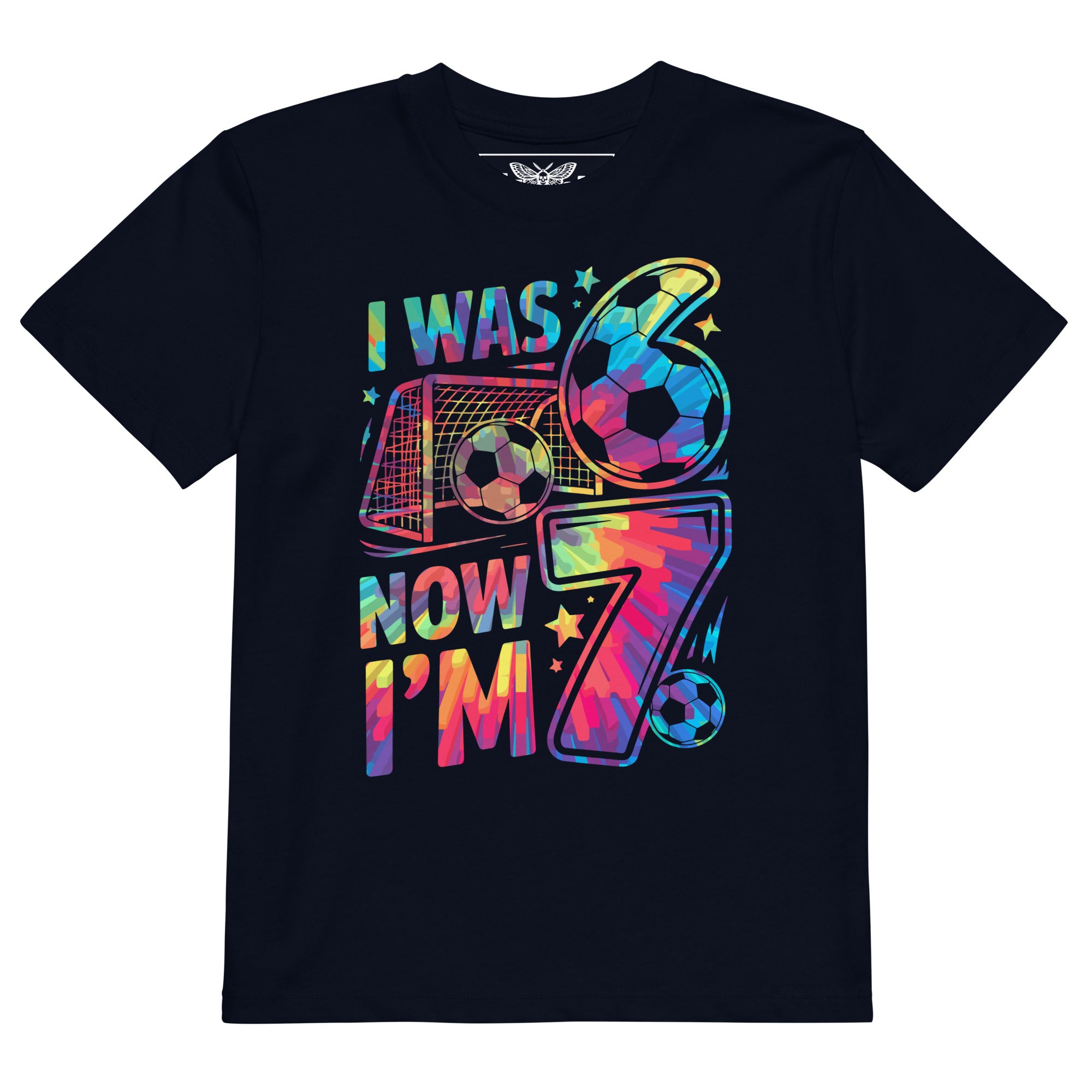 Product mockup 7th birthday t-shirt, I was 6 now I’m 7 shirt, seven year old birthday shirt, 7 year old boys shirt, seventh birthday outfit, soccer birthday shirt, football birthday t-shirt, kids soccer shirt, colorful football t-shirt, rainbow soccer design, soccer lover kids shirt, football fan kids clothing, birthday boy t-shirt, 7th birthday boy outfit, age seven shirt, turning seven t-shirt, school birthday outfit, classroom birthday shirt, boys graphic t-shirt, girls graphic t-shirt, unisex kids t-shi