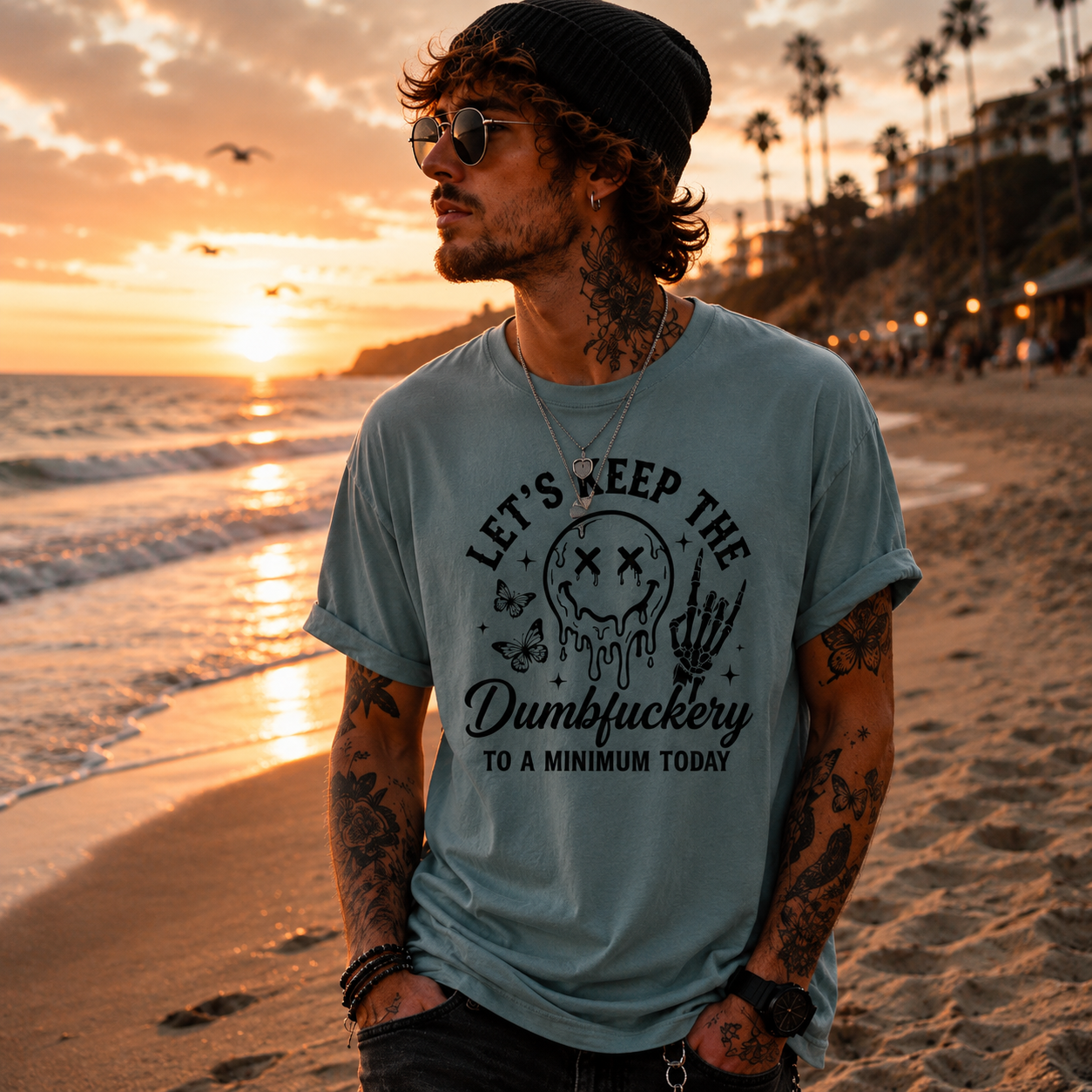 let's keep the dumbfuckery shirt, dumbfuckery t-shirt, funny quote shirt, sarcastic t-shirt, adult humor tee, bold statement shirt, edgy graphic tee, funny everyday shirt, chaos humor t-shirt, workplace sarcasm shirt, offensive humor shirt, sassy quote tee, heavyweight cotton t-shirt, garment-dyed tee, relaxed fit quote shirt