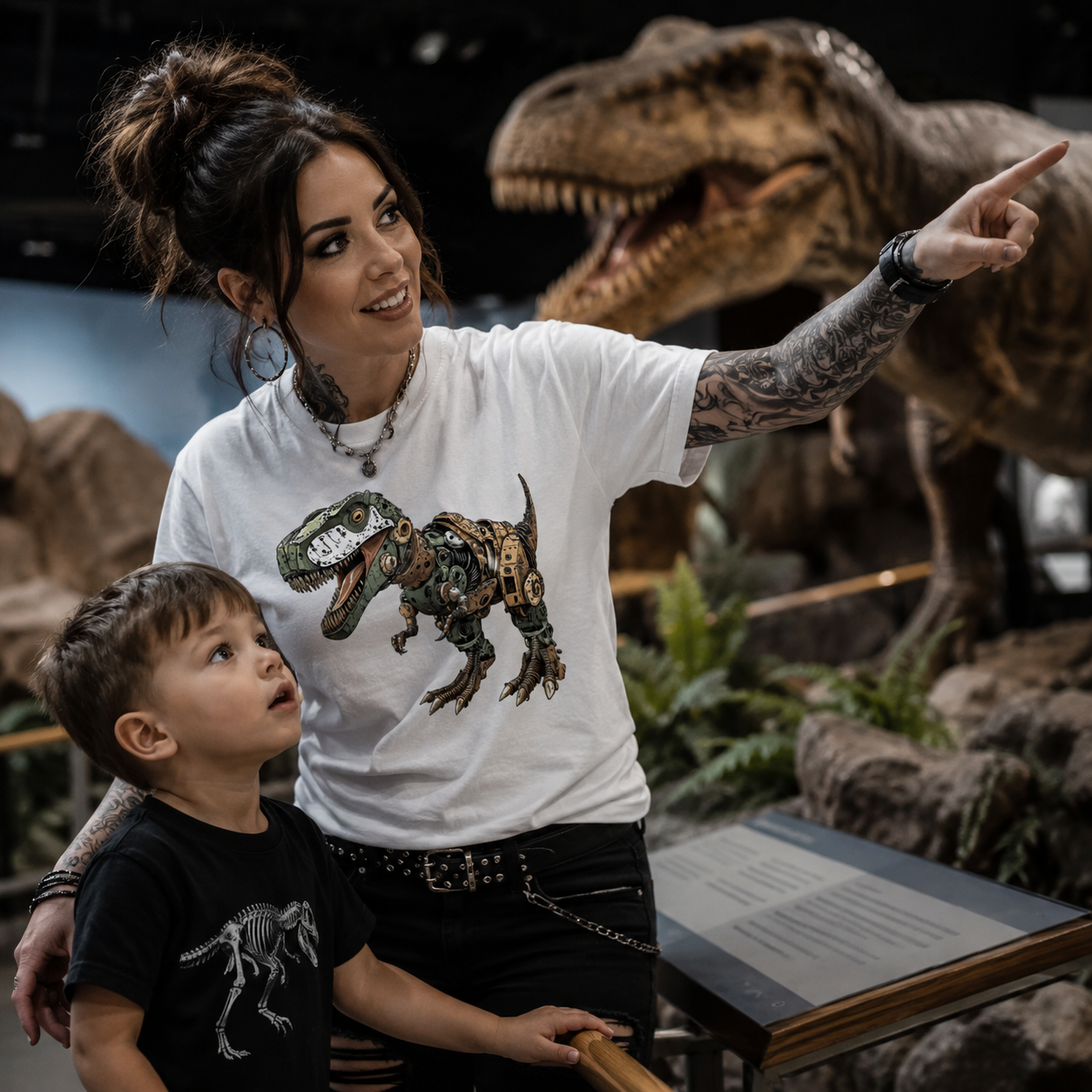 Steampunk Dinosaur Retro Futurism Mechanical Sci-Fi Clockwork Vintage Machinery Victorian