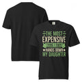 most expensive thing i own shirt, hands down my daughter shirt, funny mom t-shirt, daughter mom shirt, proud mom tee, parenting humor shirt, motherhood joke tee, mom life t-shirt, mama graphic shirt, funny parent shirt, daughter gift for mom, sarcastic mom shirt, heavyweight cotton t-shirt, garment-dyed tee, relaxed fit mom shirt