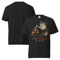 growing into autumn shirt, autumn t-shirt, fall graphic tee, botanical autumn shirt, cozy fall t-shirt, autumn vibes tee, seasonal graphic shirt, fall fashion tee, leaf design shirt, nature autumn shirt, harvest season t-shirt, cozy botanical tee, heavyweight cotton t-shirt, garment-dyed tee, relaxed fit autumn shirt