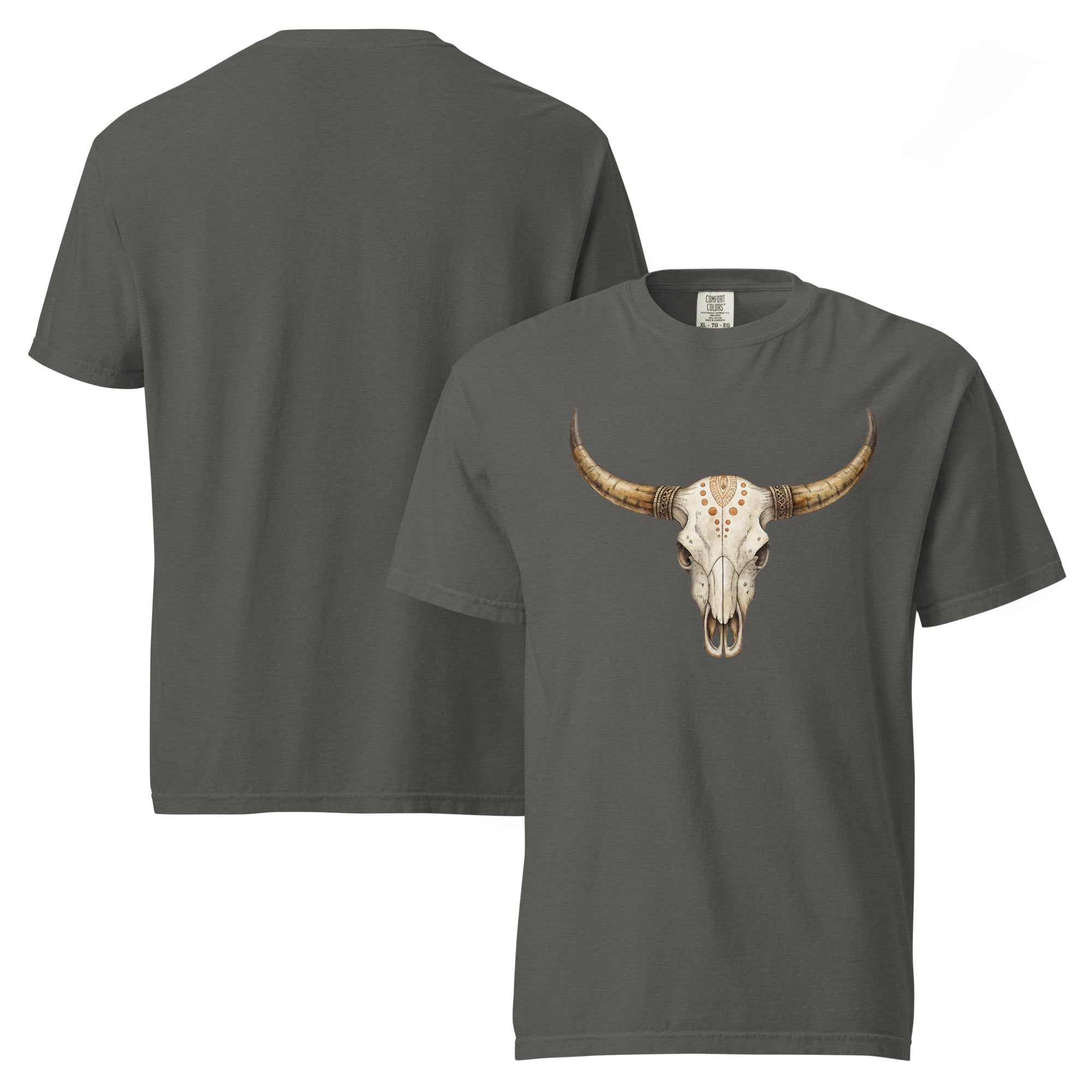 bull skull t-shirt, cow skull graphic tee, western skull shirt, alternative women’s fashion, rock style women’s t-shirt, black graphic tee women, bowling night outfit, casual rock streetwear, gothic western shirt, boho skull t-shirt, country rock fashion, alternative bowling outfit, skull lover gift, western graphic t-shirt, edgy women’s clothing, black statement tee, rockabilly women’s fashion, friends night out outfit, cow skull artwork, dark boho fashion, urban western style, casual alternative clothing,