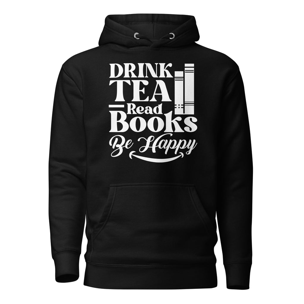 drink tea read books hoodie, tea lover hoodie, book lover hoodie, cozy reading hoodie, reader sweatshirt, bookworm hoodie, tea and books gift, literary hoodie, bookish streetwear, cozy reader outfit, warm hood sweatshirt, pouch pocket hoodie, introvert reader hoodie, tea drinking bookworm, Merloan book hoodie