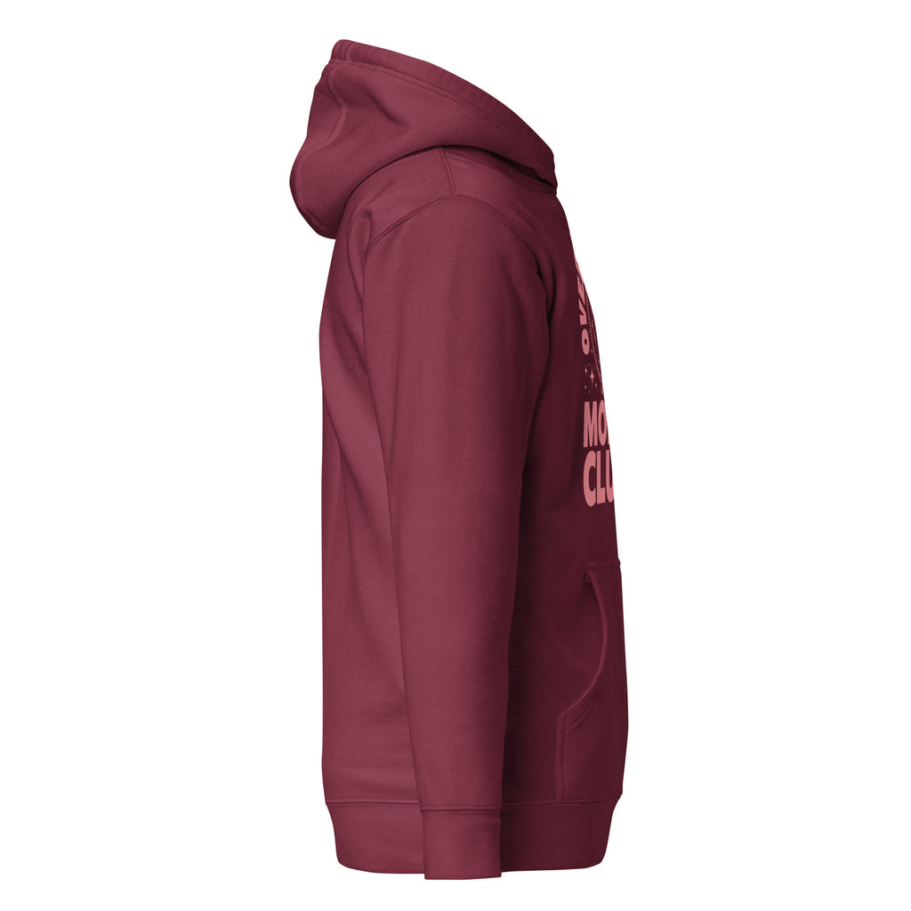 overstimulated moms club hoodie, overstimulated mom hoodie, mom life hoodie, funny mom sweatshirt, chaotic mom hoodie, motherhood humor hoodie, tired mom hoodie, mommy club hoodie, funny mama hoodie, cozy mom hoodie, pouch pocket hoodie, classic streetwear hoodie, soft cotton face hoodie, relaxed mom style, Merloan mom hoodie
