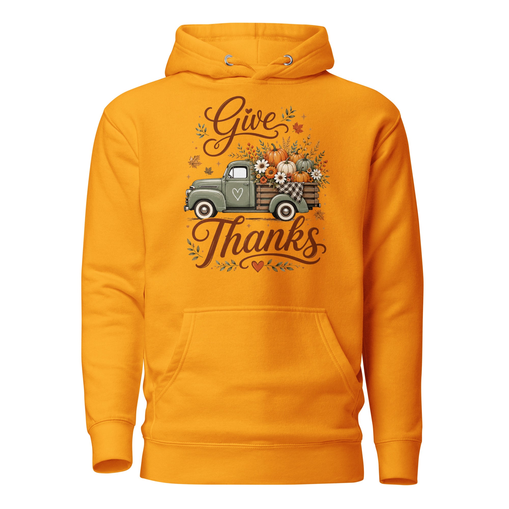 give thanks hoodie, Thanksgiving pumpkin hoodie, autumn Thanksgiving hoodie, fall pumpkin sweatshirt, cozy Thanksgiving outfit, harvest season hoodie, pumpkin season hoodie, fall gratitude hoodie, autumn graphic hoodie, Thanksgiving gift hoodie, cozy fall hoodie, family gathering hoodie, pouch pocket hoodie, soft cotton face hoodie, Merloan autumn hoodie