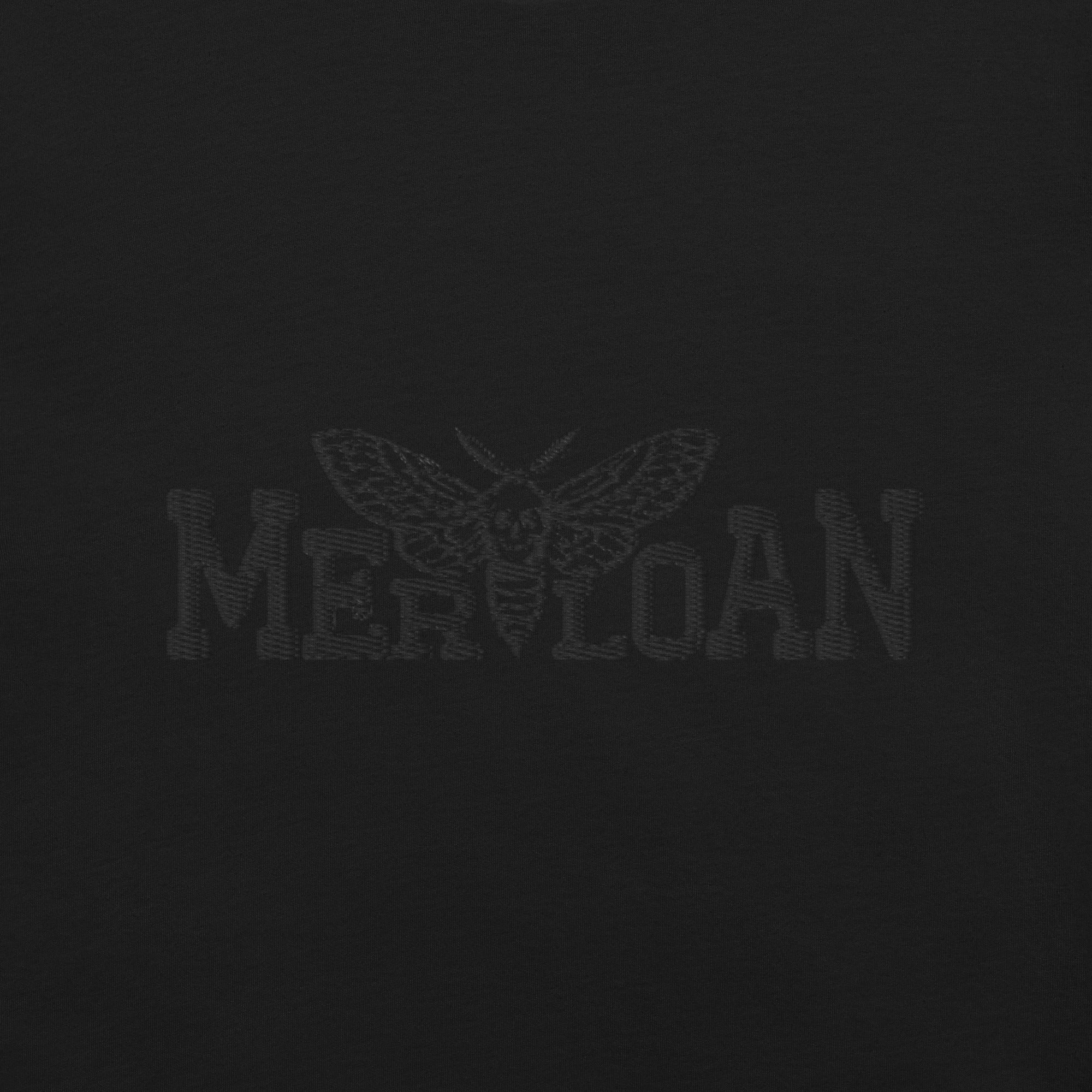 Merloan basic black t-shirt, black unisex t-shirt, lightweight cotton t-shirt, minimalist black shirt, everyday basic tee, soft cotton unisex tee, relaxed fit black t-shirt, black wardrobe essential, simple black graphic tee, alternative basic clothing, comfortable everyday shirt, ring spun cotton t-shirt, Merloan logo shirt, casual unisex t-shirt, black streetwear basic