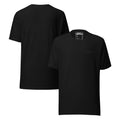 Merloan basic black t-shirt, black unisex t-shirt, lightweight cotton t-shirt, minimalist black shirt, everyday basic tee, soft cotton unisex tee, relaxed fit black t-shirt, black wardrobe essential, simple black graphic tee, alternative basic clothing, comfortable everyday shirt, ring spun cotton t-shirt, Merloan logo shirt, casual unisex t-shirt, black streetwear basic